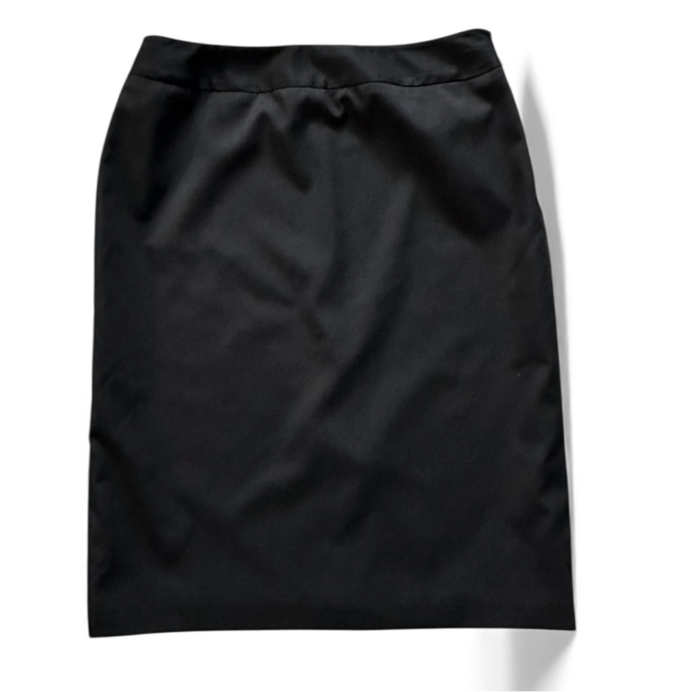 Anne Klein Classic Black Pencil Skirt size 10 lined